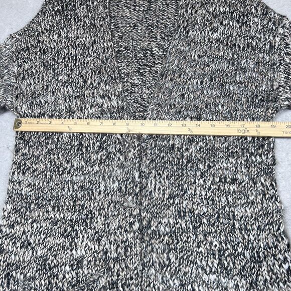 J. Jill Cardigan Sweater Womens Size Medium Brown Grey Wool Alpaca Button Front - Picture 6 of 10